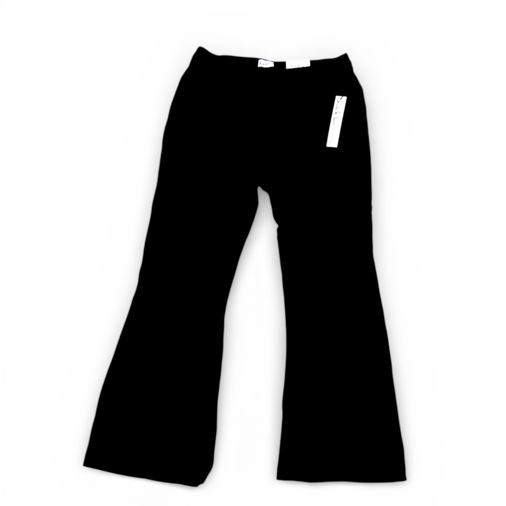 Nicole Miller Women’s Black Flared Trousers size medium